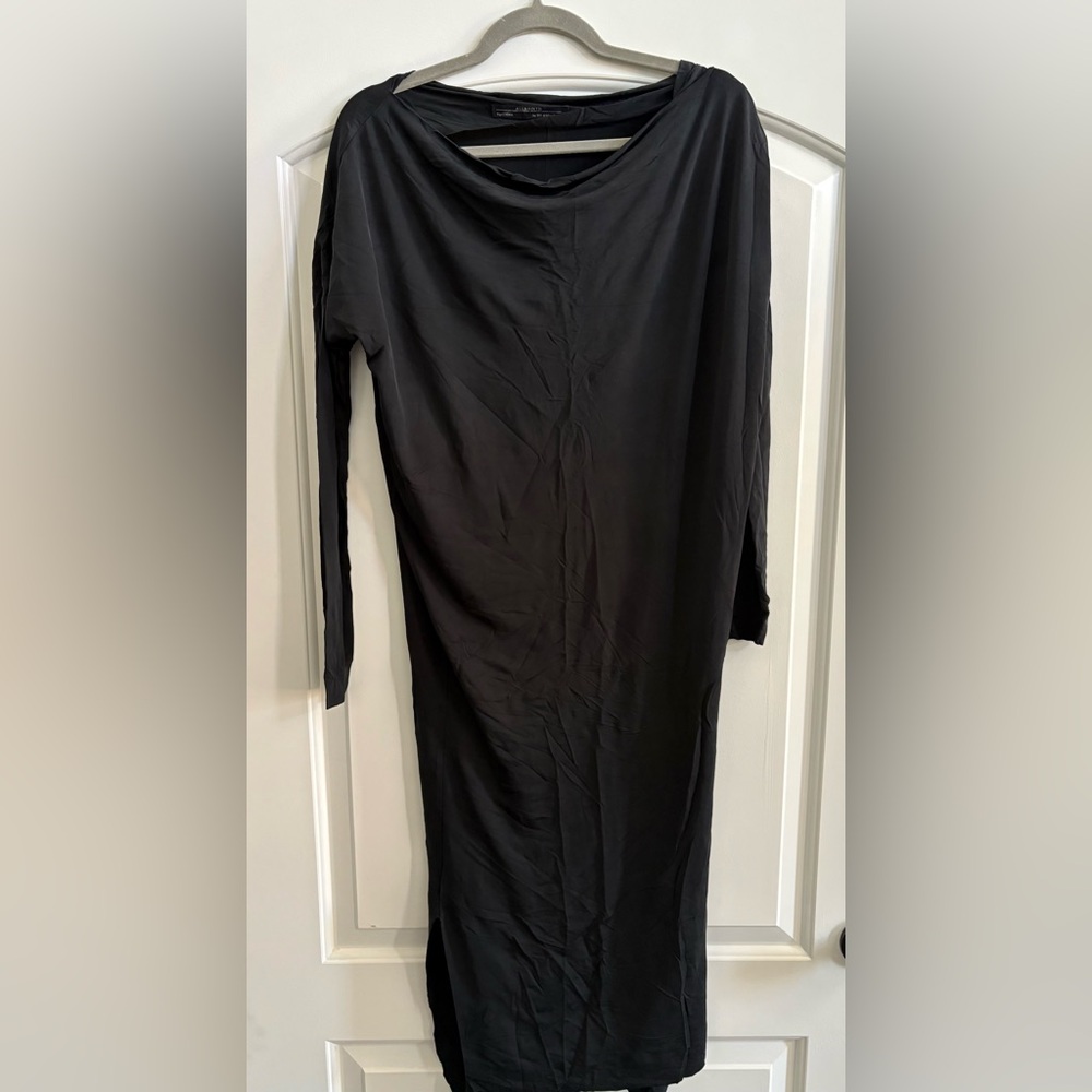 All Saints Black Long Sleeve Dress